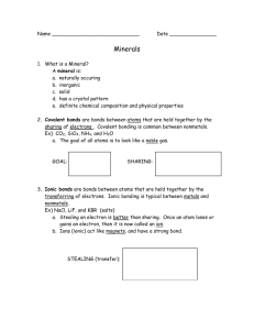 Minerals