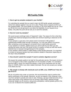 FAQs for MS Facility - C-CAMP