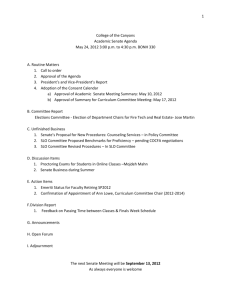 1 College of the Canyons Academic Senate Agenda May 24, 2012 3