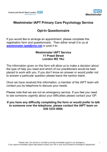 Opt-In Questionnaire