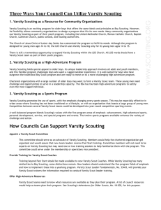 Three Ways Your Council Can Utilize Varsity