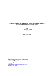 The ethics of technology assessment: a feminist approach to
