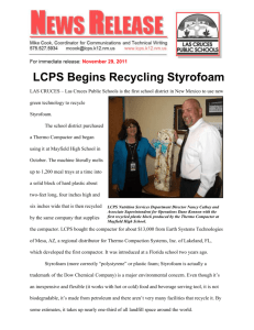 For immediate release: November 29, 2011 LCPS Begins Recycling