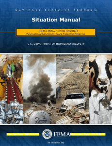 Situation Manual (Sitman) Template