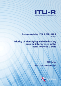 SM.1051-2 - Priority of identifying and eliminating harmful