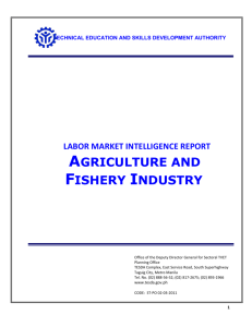 Agriculture and Fishery