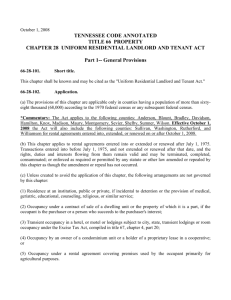 tennessee code annotated - Tennessee Apartment Association