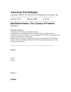 American Psychologist - Michigan State University