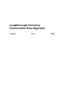 Loughborough Cemetery Appraisal