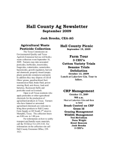 Hall County Ag Newsletter