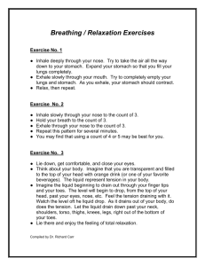 Breathing / Relaxation Exercises