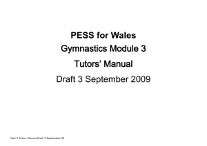 PESS for Wales