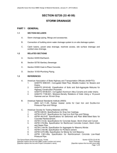 Storm Drainage - Broward County Public Schools