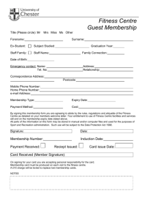a Guest Membership Form