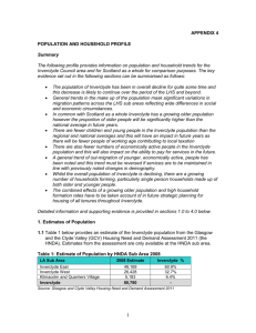 LHS Appendix 4: Household profile for the Inverclyde Area (DOC