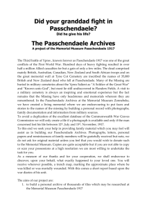 The Passchendaele Archives