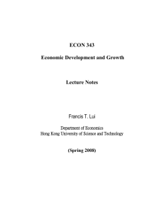ECON 343 - Hong Kong University of Science and Technology