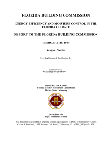 Report on ENERGY EFFICIENCY AND