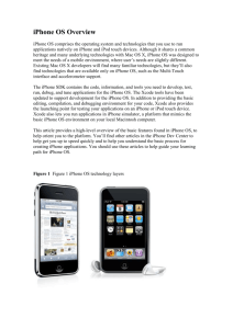 iPhone OS Overview