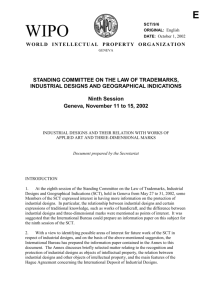 Industrial Designs and their Relation with Works of Applied