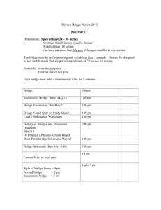 Physics Bridge Project2013
