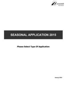 Winter Seasonal Application Form