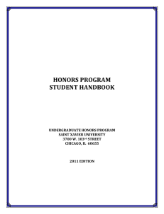 undergraduate honors program