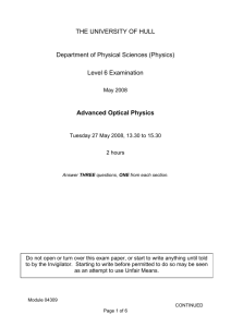 Department of Physical Sciences (Physics)
