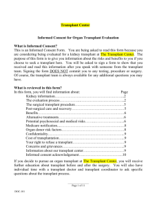 Guidance: candidate informed consent