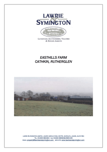 EASTHILLS FARM CATHKIN, RUTHERGLEN lawrie & symington