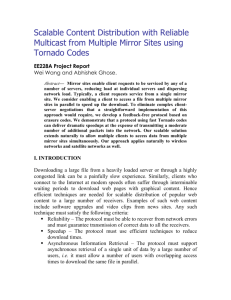 Scalable Content Distribution with Reliable Multicast from Multiple