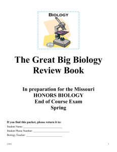The Great Big Biology Review Book