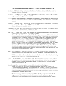 Cook Inlet Oceanographic Citations from AIROCEAN ProCite
