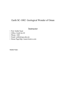 Earth SC-1002 Geological Wonder of Oman