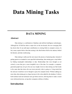 Modifing DATA MINING