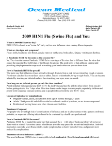 2009 H1N1 Flu - Ocean Medical