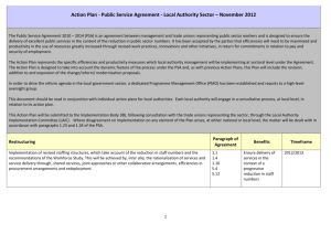 Local Government Sector Action Plan