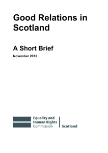good relations & equality : a short brief