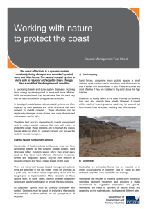 Working with nature to protect the Coast