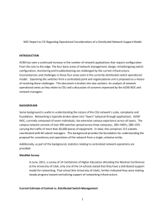 NOC report to CIC - Final - Academic Computing and Networking