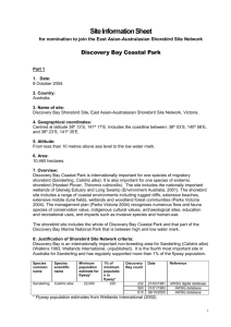 discovery bay shorebird site - Department of Environment, Land