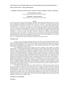 confirm factor analysis on state anxiety of thai university student