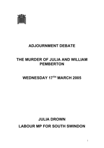 frank - house of commons debate 16 march 05 transcript