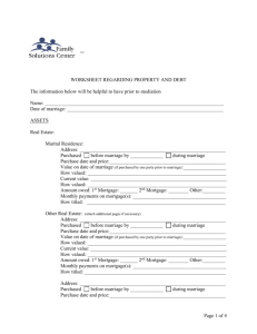 SEPARATION AGREEMENT CHECKLIST AND WORKSHEET