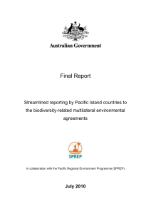 Final report - Department of the Environment