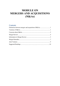 Vertical Agreement – Competition Policy