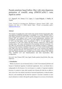 Iron control in Hydrometallurgy: pseudo