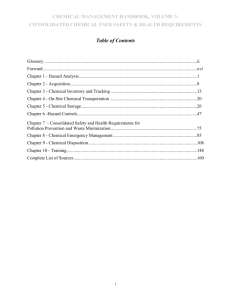 Chapter 4 - On-Site Chemical Transportation