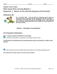 GIS Learning Module 2 – Population