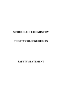 chemistry department - School of Chemistry